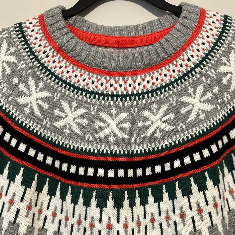 Fair isle Christmas Sweater Size Large NWOT by American Eagle Outfitters AEO